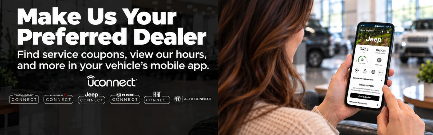 uconnect® make us your preferred dealer | Price Chrysler Dodge Jeep Ram in Price UT
